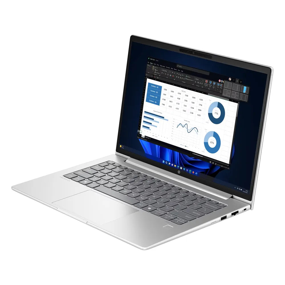 HP ProBook 440 G11 14 Business Laptop, Intel Core Ultra 5 125U Processor, 16GB RAM, 512GB SSD, 14" WUXGA Display, DOS, Backlit Arabic & English Keyboard, 1 Year Warranty | A38B9ET