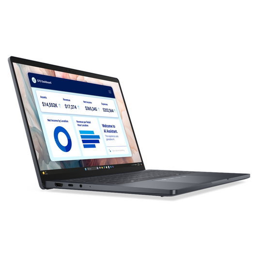 Dell Pro 14 Premium Laptop, Intel Core Ultra 5 236V Processor, 16GB RAM, 512GB SSD, 14" FHD Display, DOS, English & Arabic Keyboard, 3 Year Warranty | Dell-PRO14P-16-512-DOS2