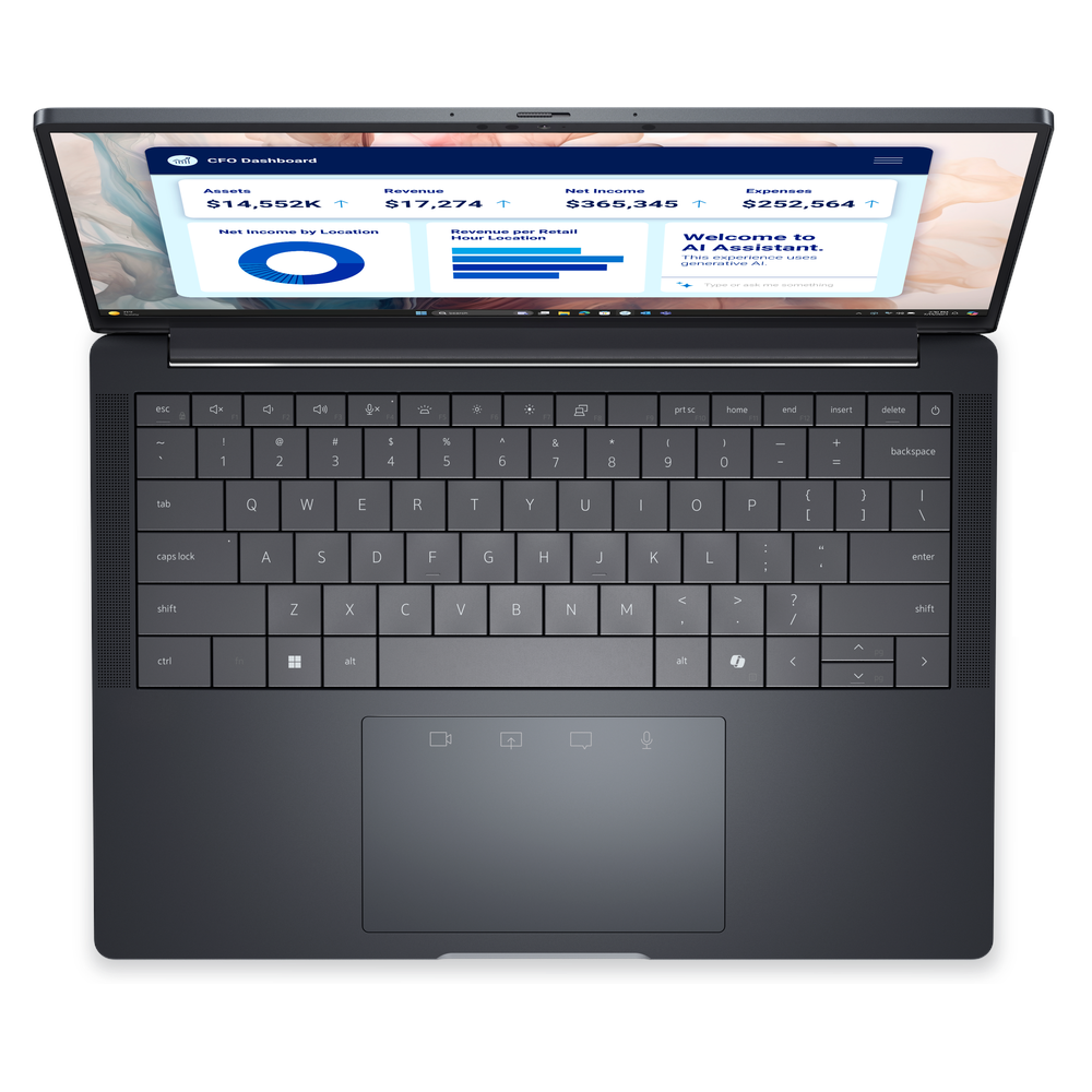Dell Pro 14 Premium PA14250 Laptop, Intel Core Ultra 7 266V Processor, 16GB RAM, 512GB SSD, 14" FHD Display, DOS, English & Arabic Keyboard, 3 Year Warranty | Dell-PRO14P-16-512-DOS