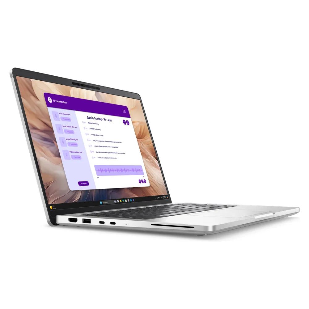 Dell Pro 14 Plus PB14250 Laptop, Intel Core Ultra 7 255U Processor, 16GB RAM, 512GB SSD, 14" FHD+ Display, Windows 11 Pro, English & Arabic Backlit Keyboard, 3 Year Warranty | D-PB14250-U7-16-512-W11-ARB