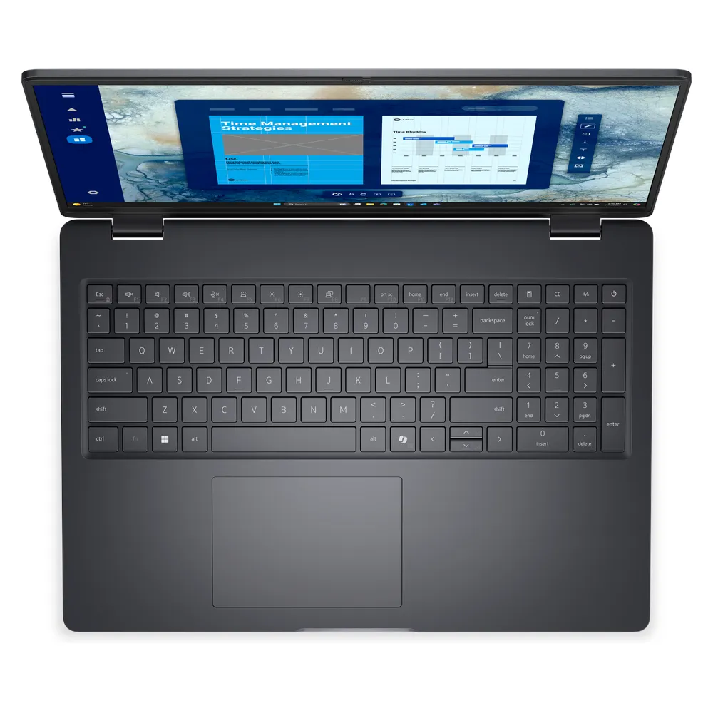 Dell Pro 16 Plus Laptop PB16250, Intel Core Ultra 7 255U Processor, 8GB RAM, 512GB SSD, 16" FHD+ Display, Windows 11 Pro, English Keyboard, 1 Year Warranty | D-PRO-16-P-PC16250-W11